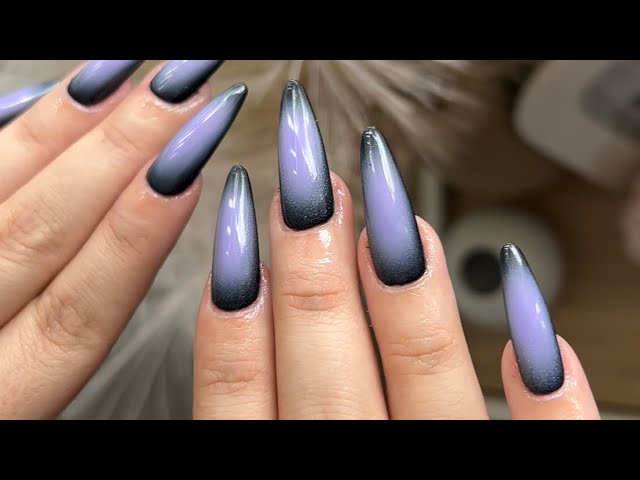 How to do Aura Nails Using Airbrush